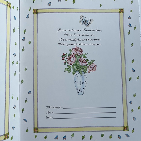 Grandmother Remembers Songbook Heirloom Songs For Grandchild 1992 1st Printing - Picture 11 of 12